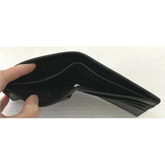 New Michael Kors Cooper Men's Billfold Wallet Admiral / Denim multi - Picture 5 of 5